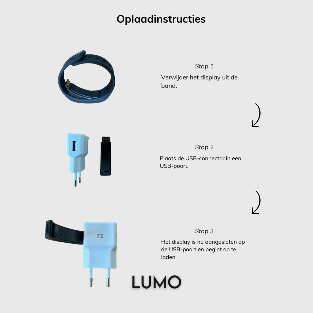 LUMO - Wekker Armband