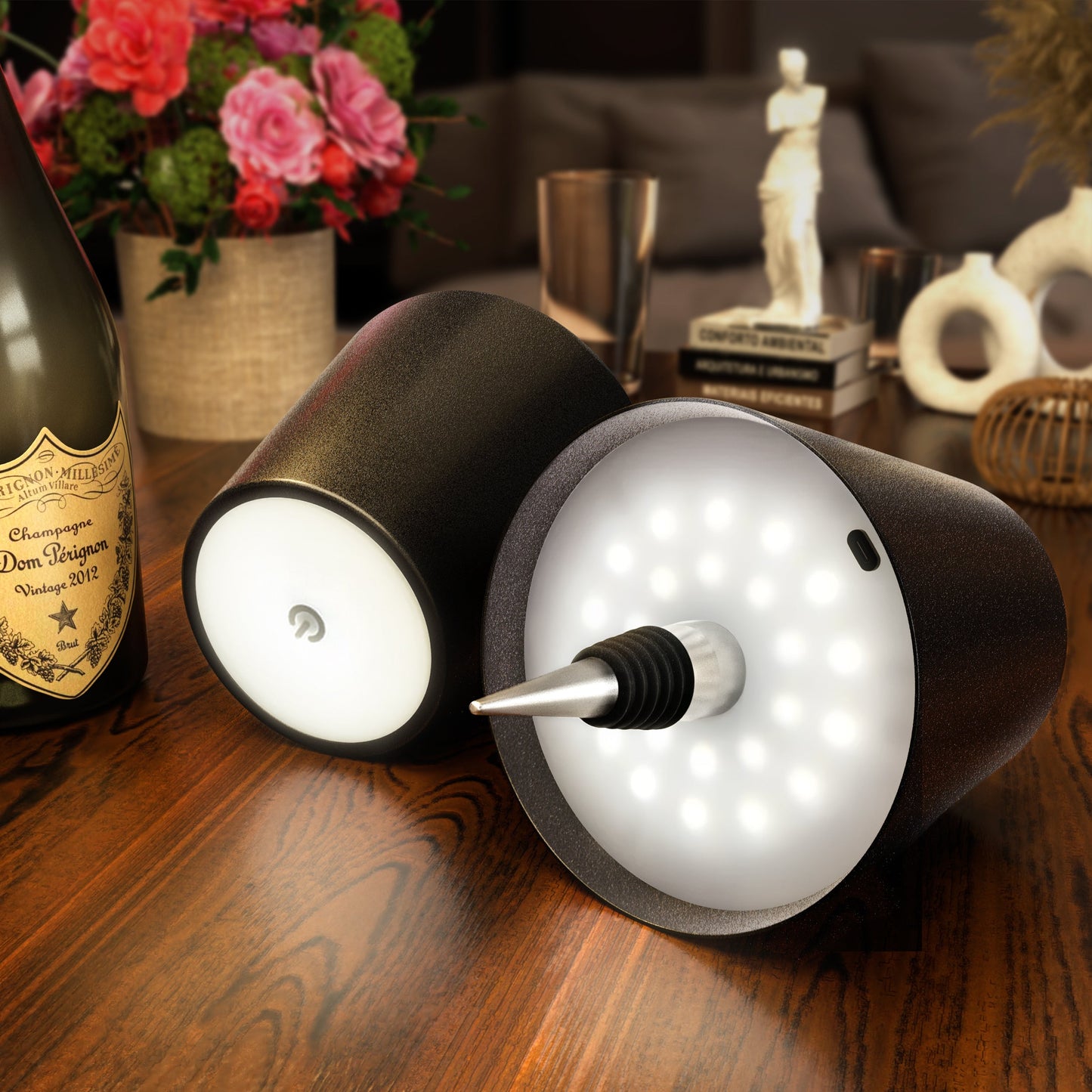 Draadloze flessenlamp met afstandsbediening