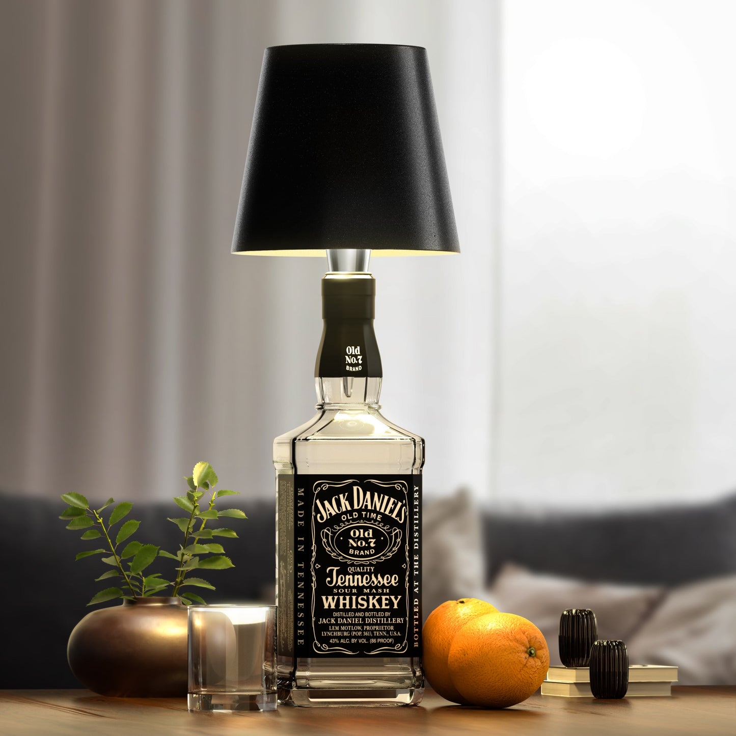 Draadloze flessenlamp met afstandsbediening