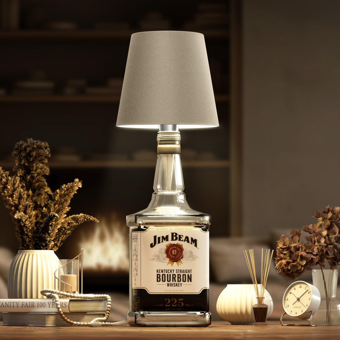 Draadloze flessenlamp met afstandsbediening