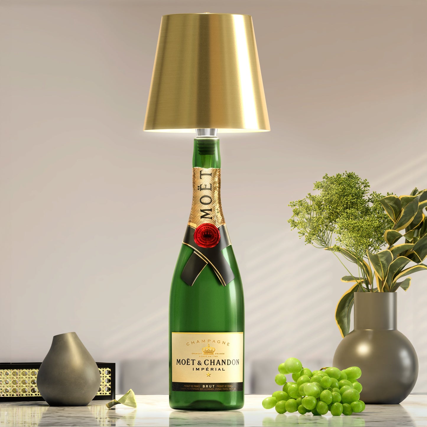 Draadloze flessenlamp met afstandsbediening