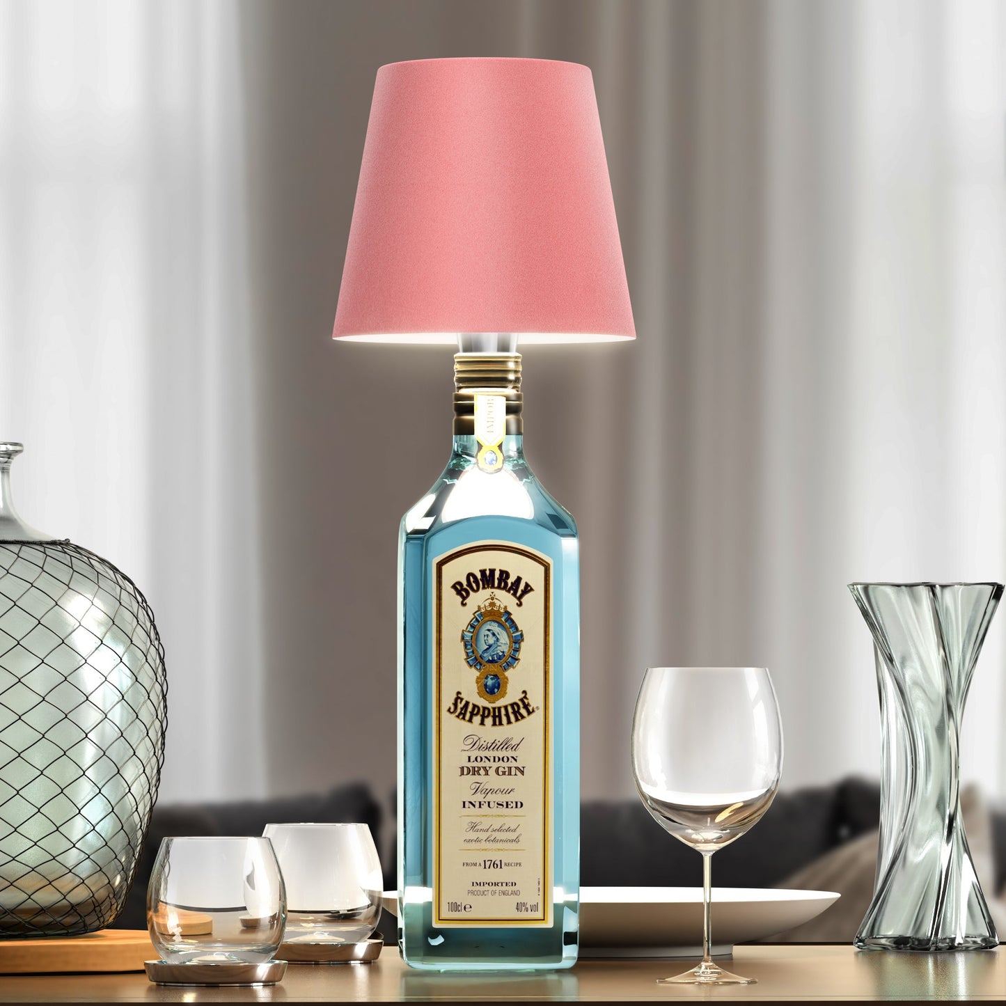 Draadloze flessenlamp met afstandsbediening