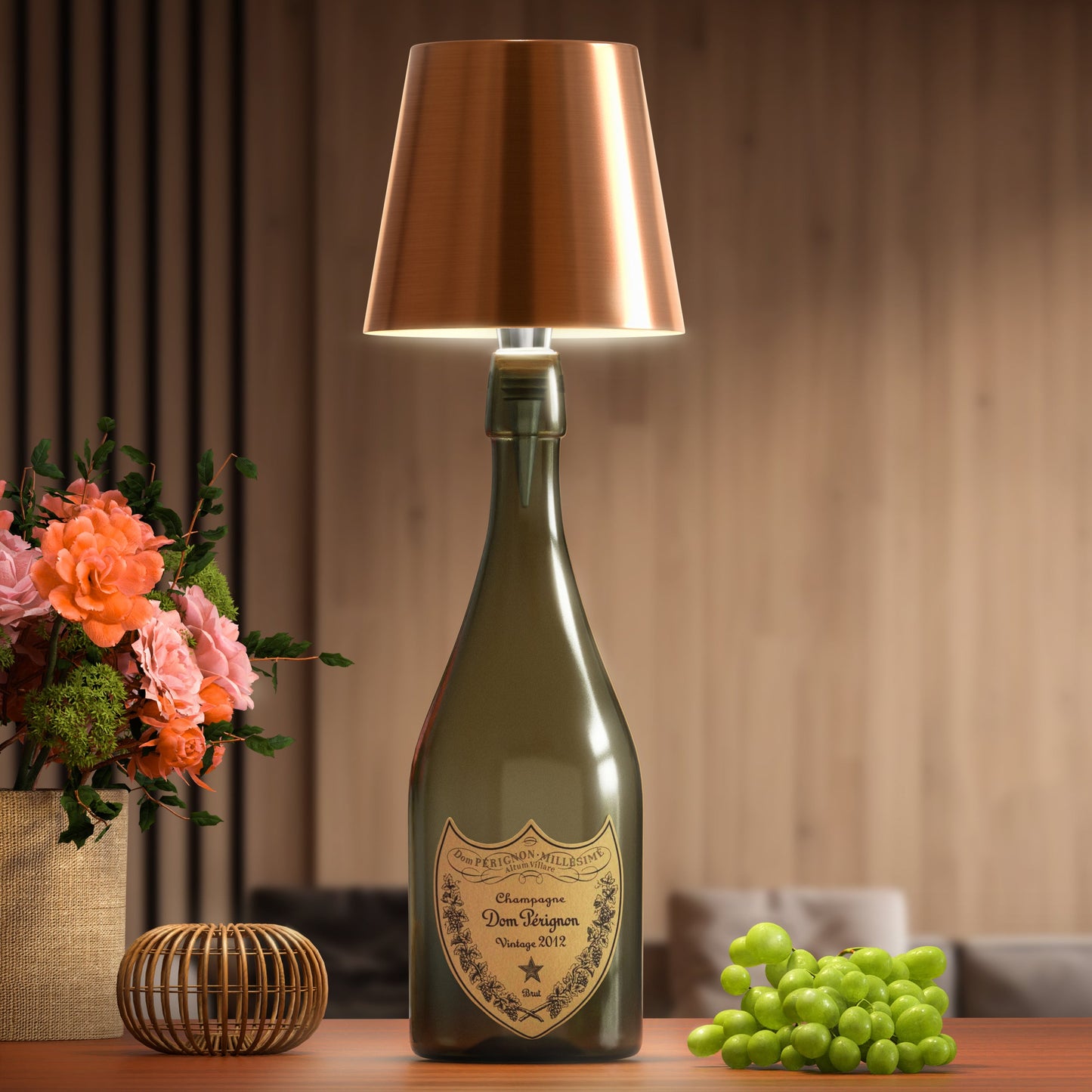 Draadloze flessenlamp met afstandsbediening