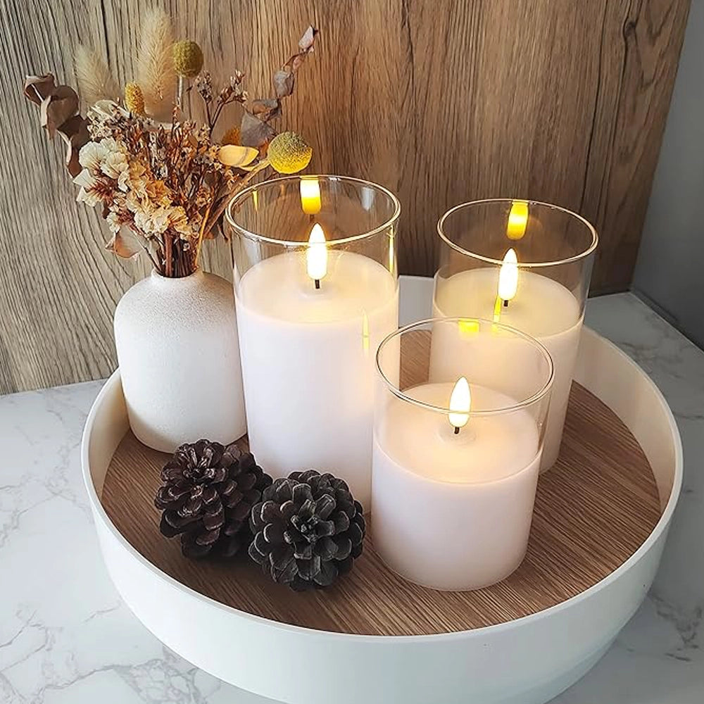 CozyCandle™ Vlam loze Kaarsset