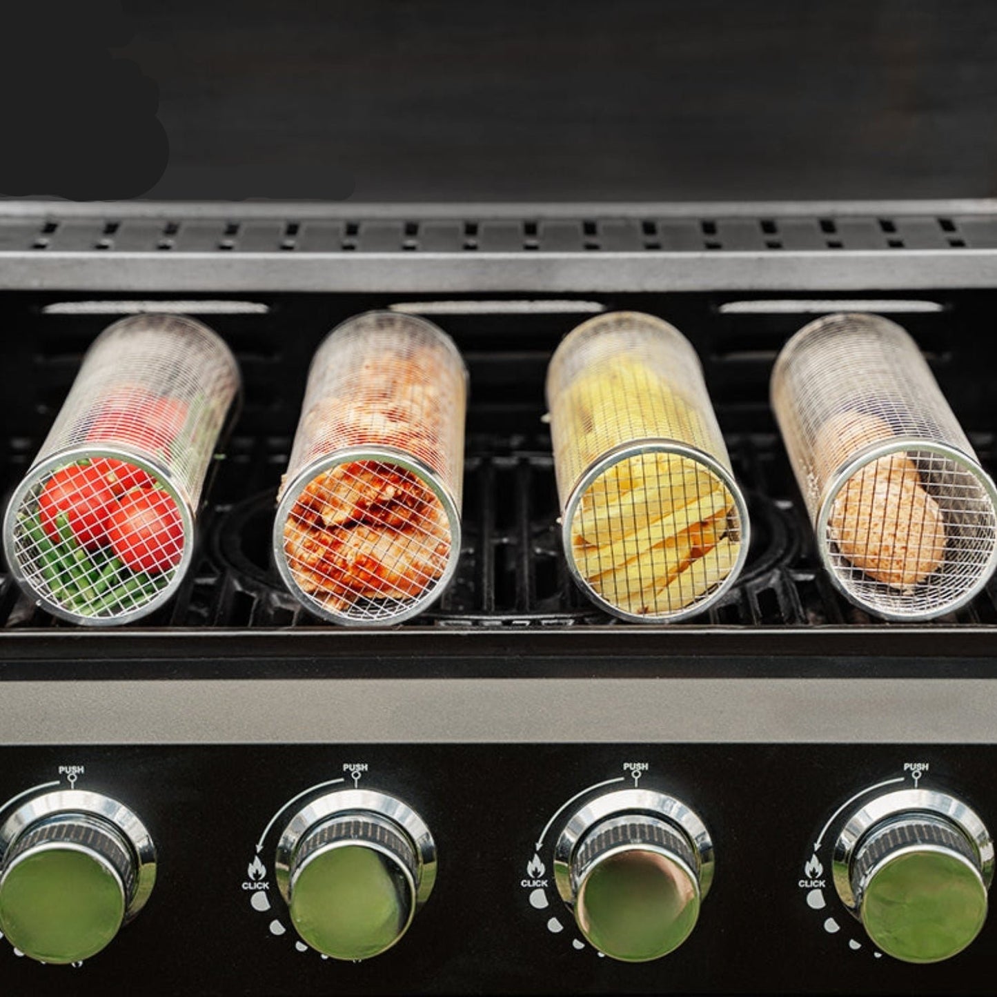 GrillMaster™ - Voorkom aanbakken en verlies van voedsel tussen de roosters voorgoed!