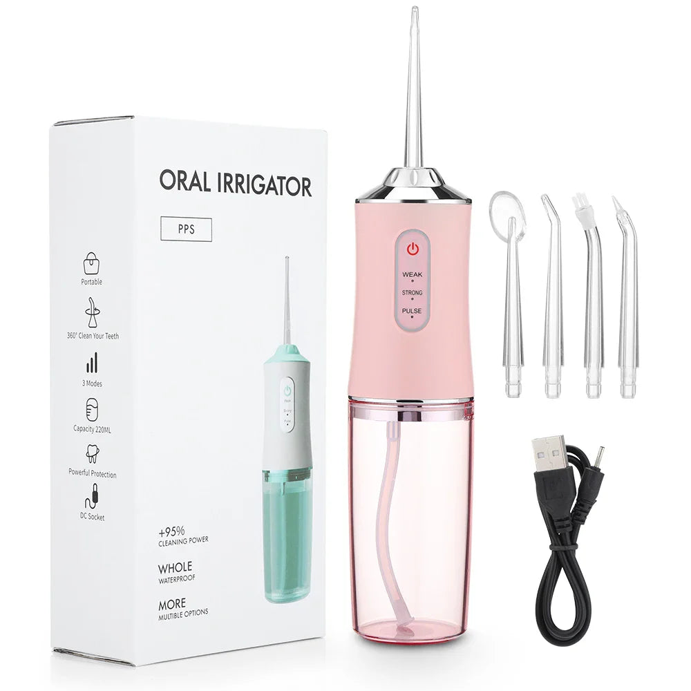 AquaFloss Pro - Tongschraap en Flosser in één.