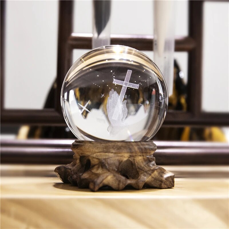TrendBlend | SoulShine Crystal Cross Sphere