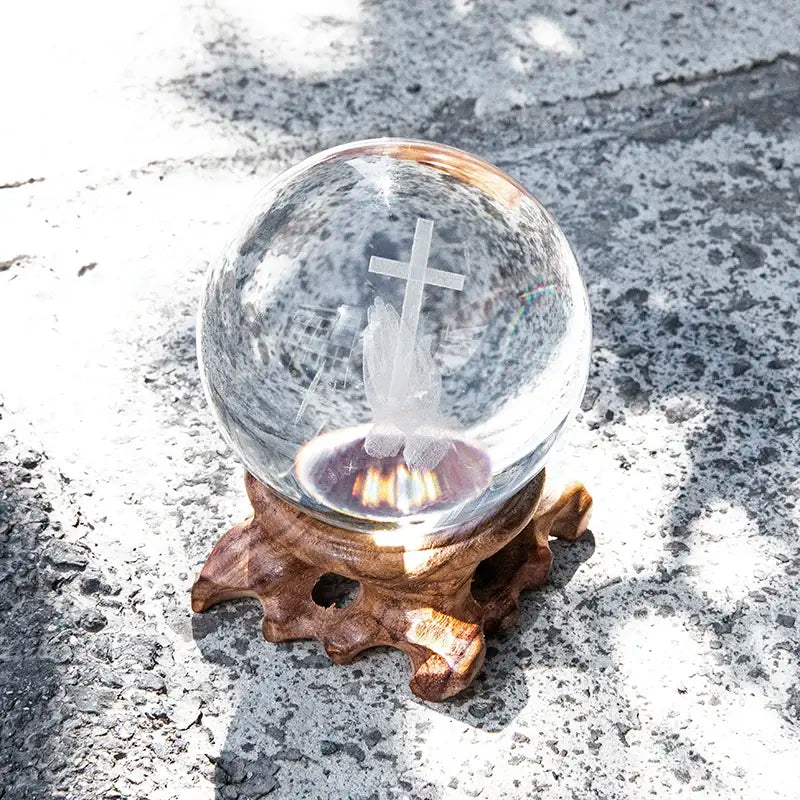 TrendBlend | SoulShine Crystal Cross Sphere